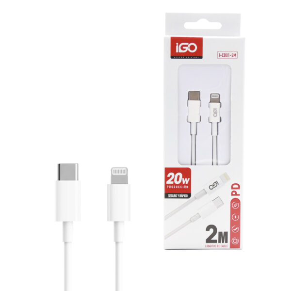 Cable Type c-Lightning 20W 2M