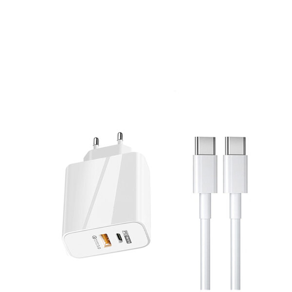 Cargador Type c a Type c Doble USB 20W Igo