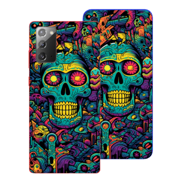 Funda Personalizable Abstract Skulls
