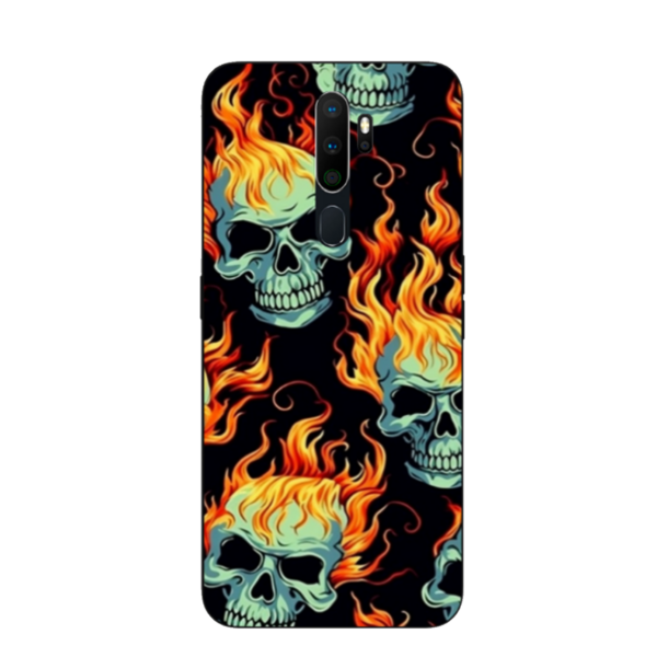 Funda Personalizable Blazing Skulls