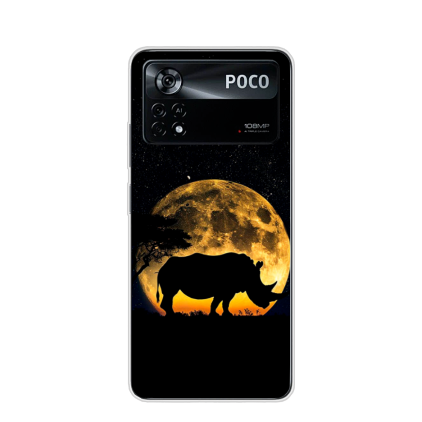 Funda Personalizada Moonlit Rhino