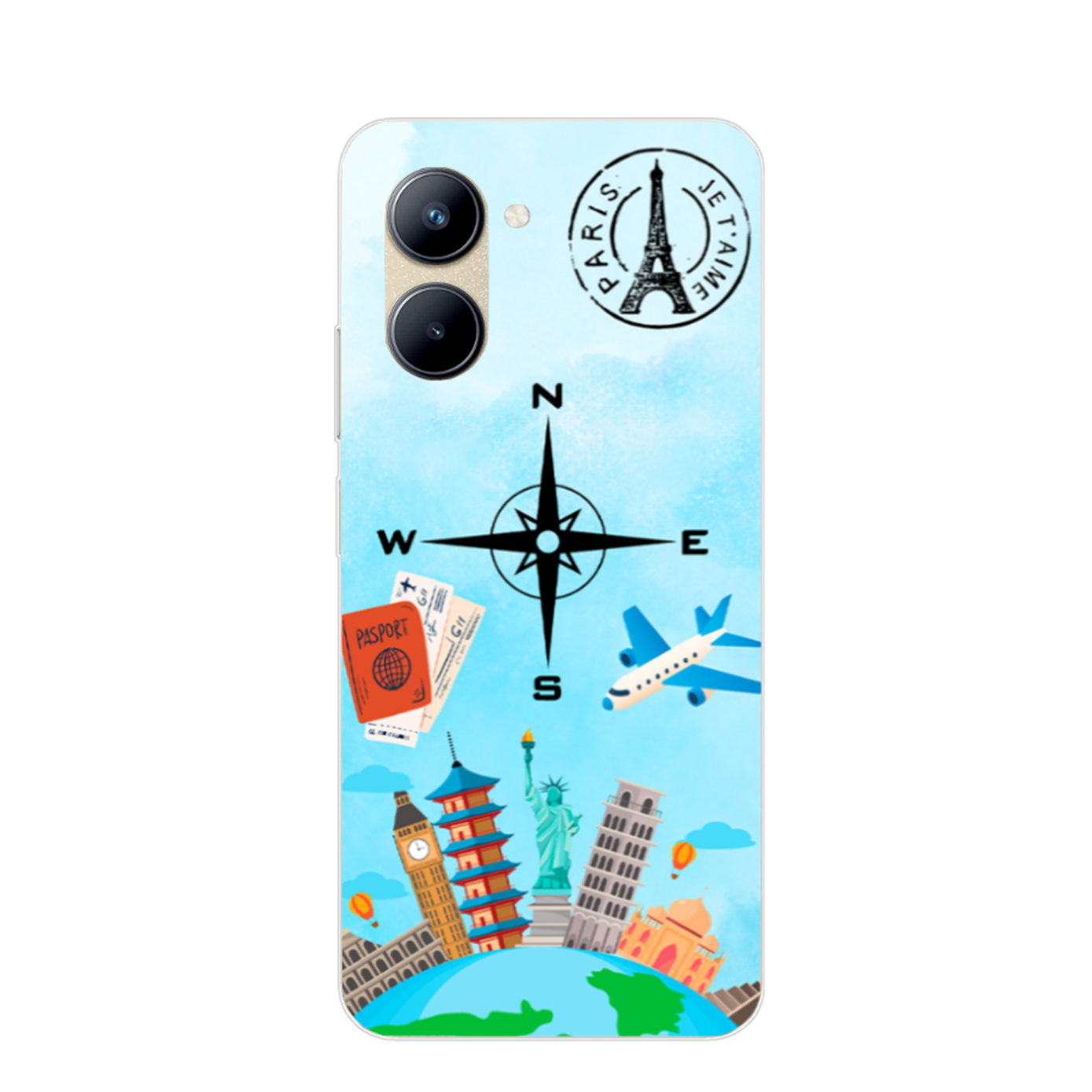 Funda Personalizada World Wanderlust