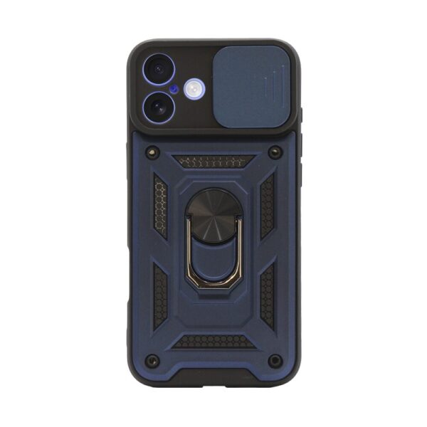Funda Antigolpes Reforzada con Protector de Cámara y Soporte iPhone 16 Plus