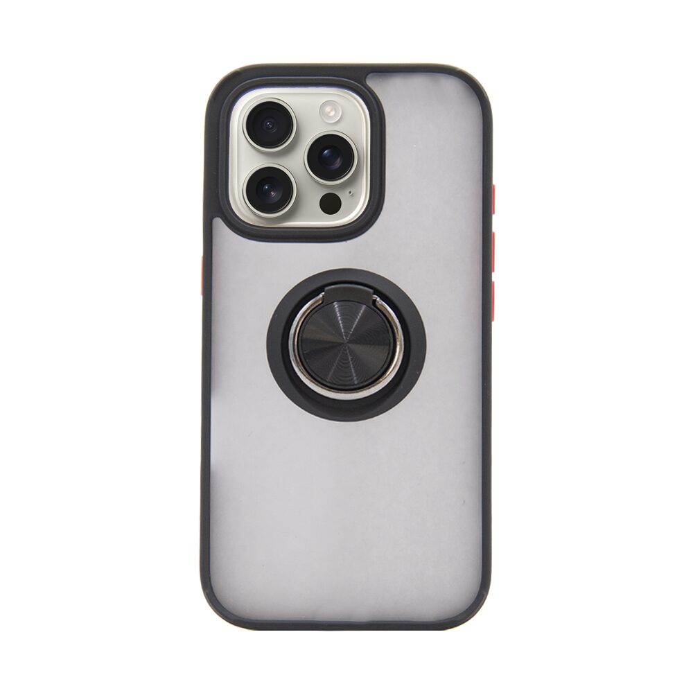 Funda Bumper Reforzada con Soporte Anillo iPhone 16 Pro