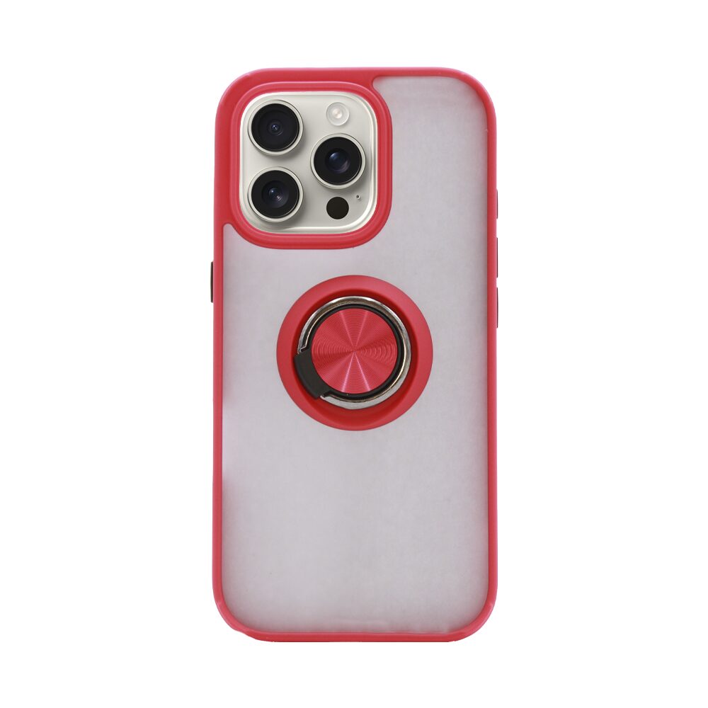 Funda Bumper Reforzada con Soporte Anillo iPhone 16 Pro