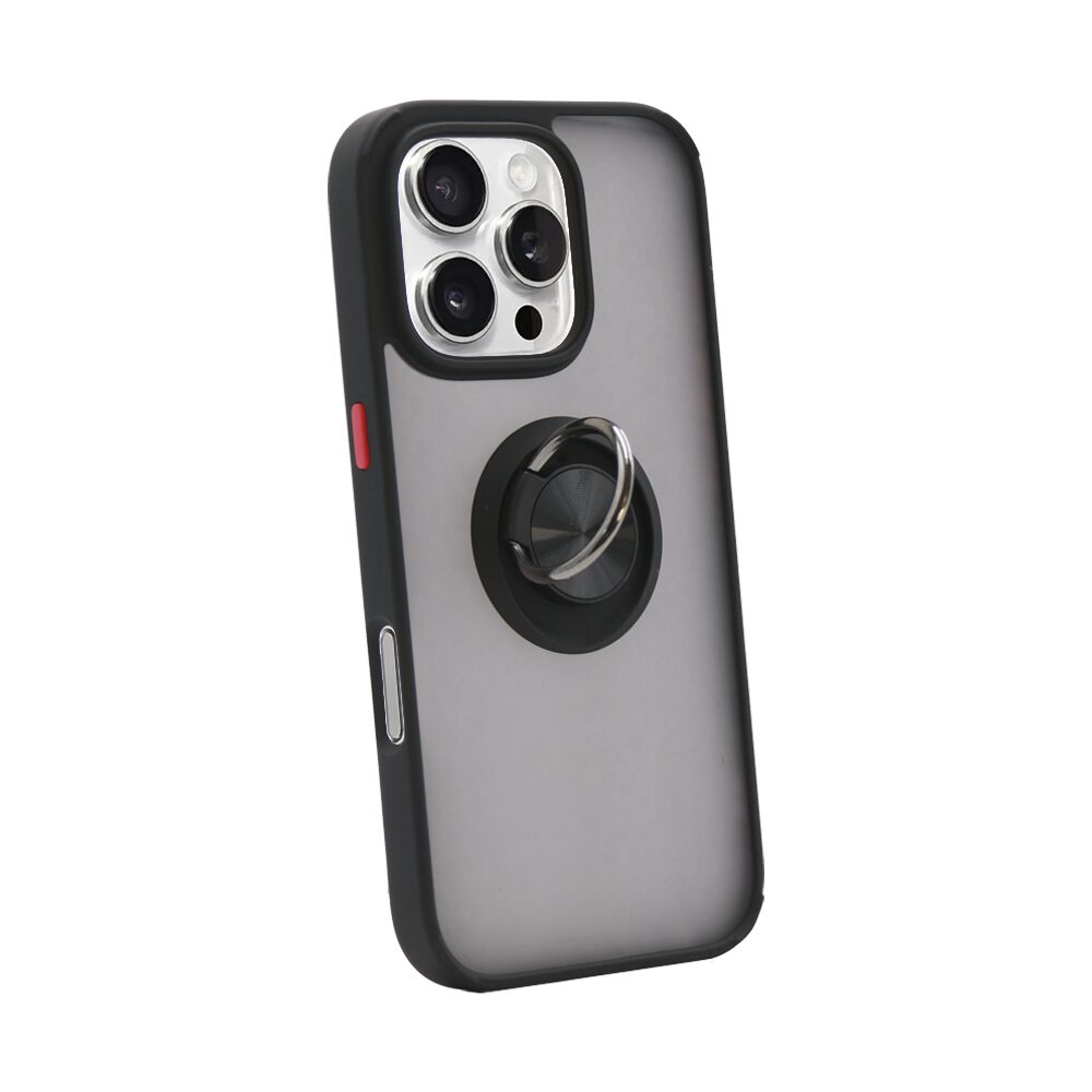 Funda Bumper Reforzada con Soporte Anillo iPhone 16 Pro