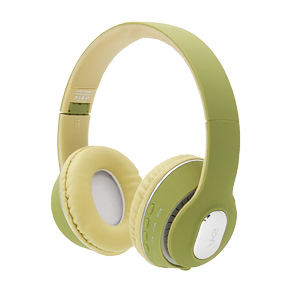 Cascos inalambricos AKS-650 Verdes Portada