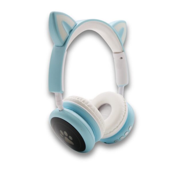 Cascos Bluetooth KT-M23 Azul Lateral
