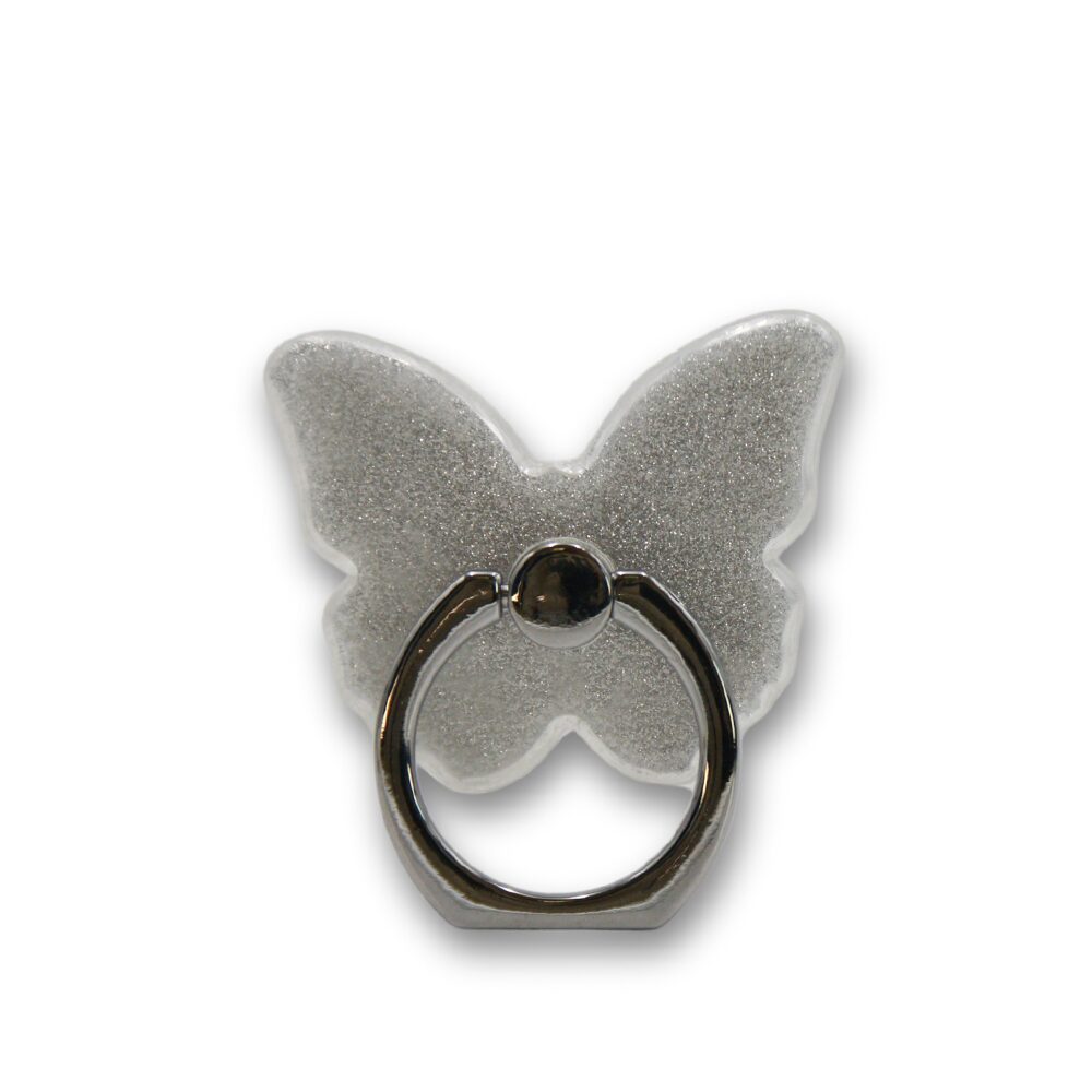 Soporte Anillo Mariposa Plata