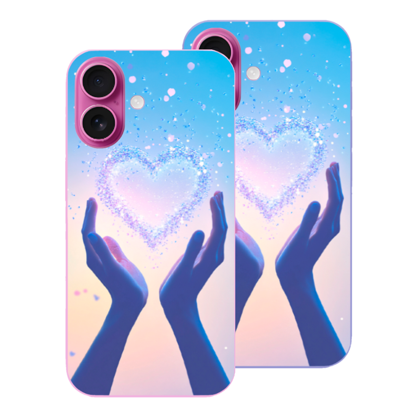 Funda Personalizada Heart of Water Hands