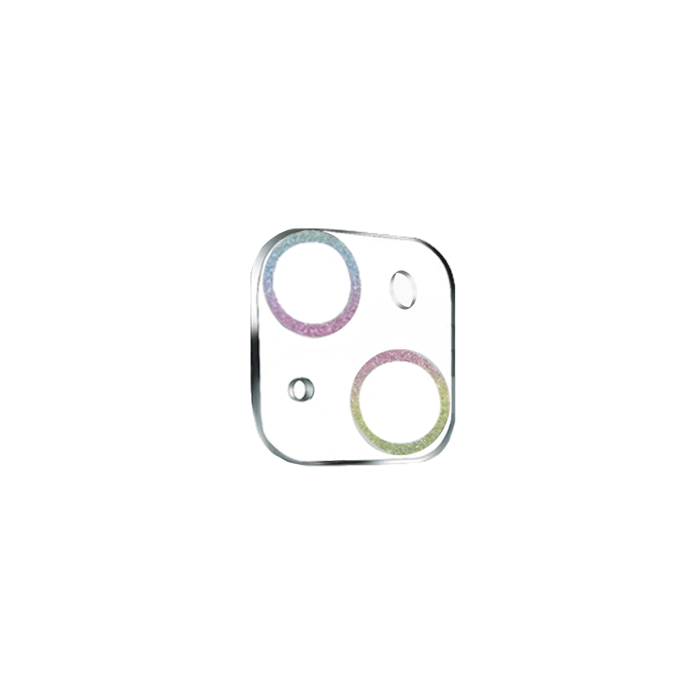 Protector Camara Purpurina iPhone 14 Multicolor